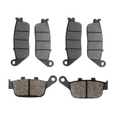 6 Pcs Front & Rear Brake Pad FA142 FA140 for Honda Motorcycle VTR250 CB500FAD CB500RD CB500XD FMX650