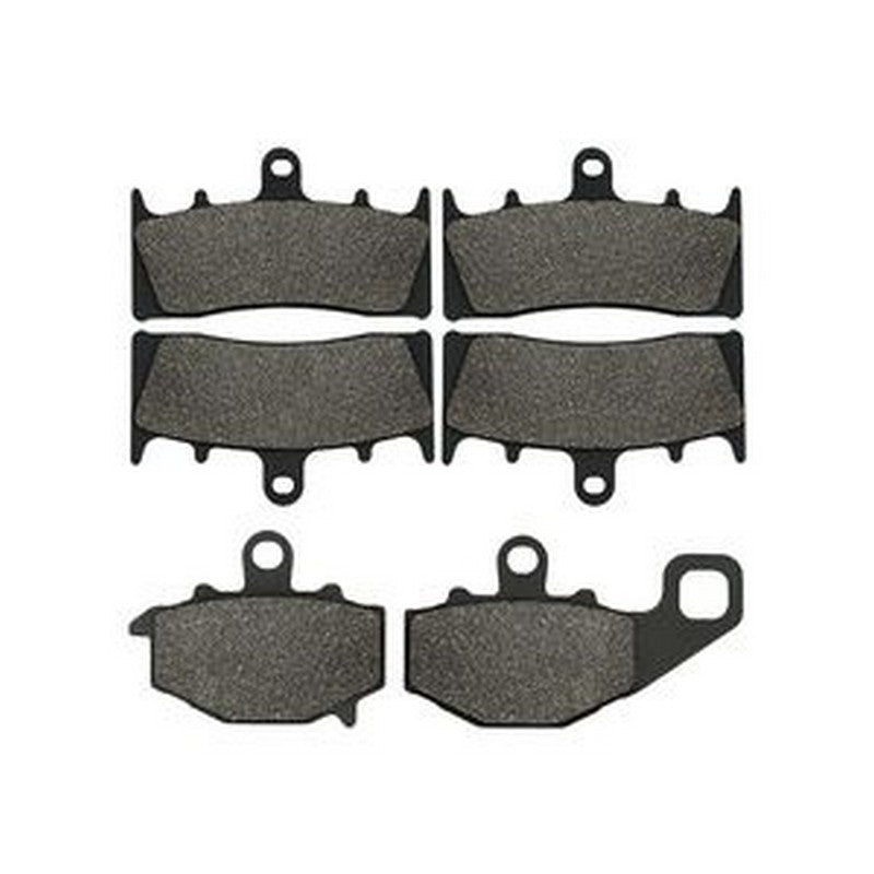 6 Pcs Front & Rear Brake Pad FA192 FA188 for Kawasaki Motorcycle ZX-6R 1998-2002 ZX-9R 1996-2001