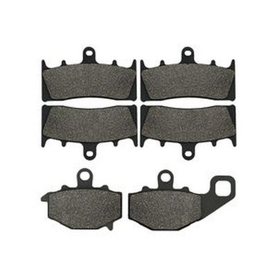 6 Pcs Front & Rear Brake Pad FA192 FA188 for Kawasaki Motorcycle ZX-6R 1998-2002 ZX-9R 1996-2001