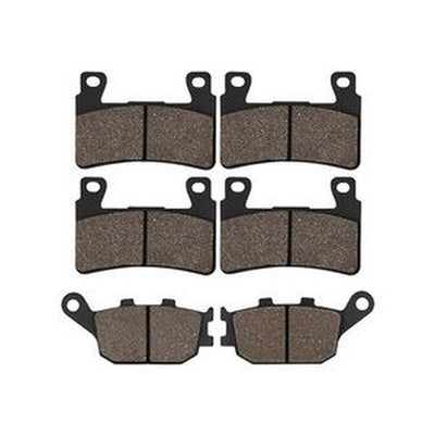 6 Pcs Front Rear Brake Pad FA296 FA174 for Honda Motorcycle CBR600F4i Sport 2001-2006