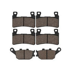 6 Pcs Front Rear Brake Pad FA296 FA174 for Honda Motorcycle CBR600F4i Sport 2001-2006