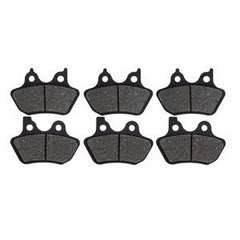 6 Pcs Front Rear Brake Pad FA400 for Harley-Davidson Motorcycle Dyna Sportster Softail Touring