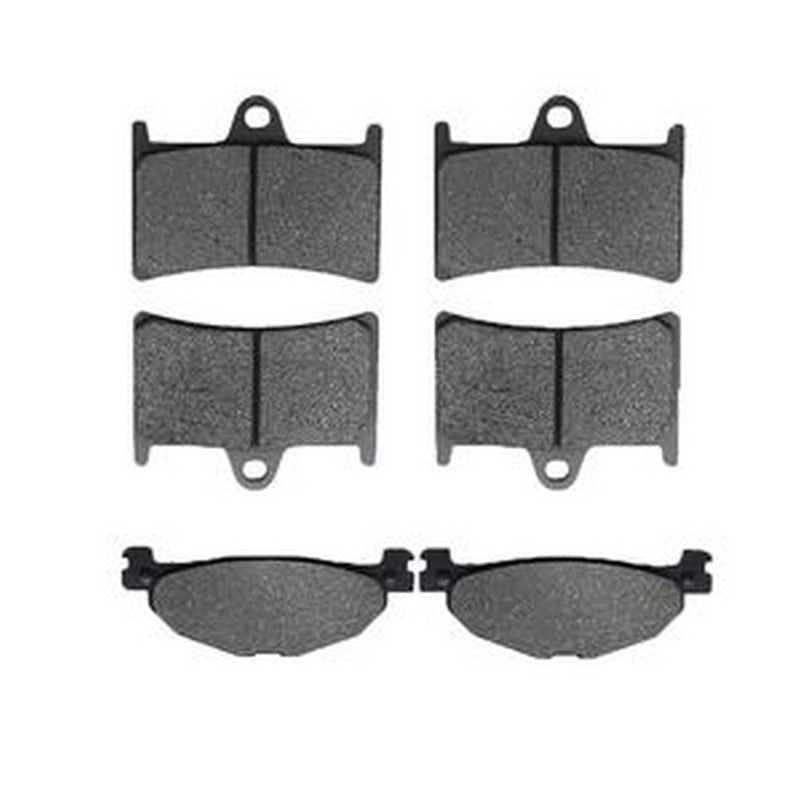 6 Pcs Front & Rear Rotor Brake Pad FA252 FA408 for Yamaha Motorcycle XP 500 T-Max