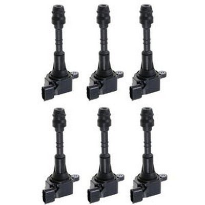 6 PCS Ignition Coil 22448-AL610 for G35 350Z 3.5L 03-08 Infiniti FX35 M35