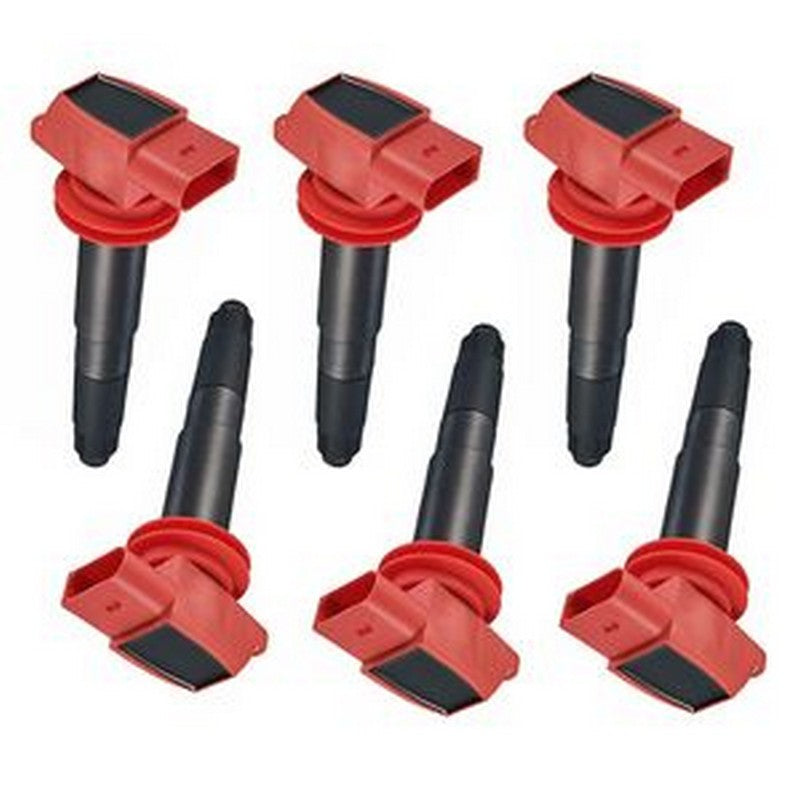 6 PCS Ignition Coil 94860210411 for 08-14 Porsche Cayenne 10-16 Panamera V6 V8