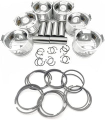 6 Pcs Piston Kit 04501382 for Deutz Engine TCD6L20122V Volvo Excavator EC210B Caterpillar Dozer D6E