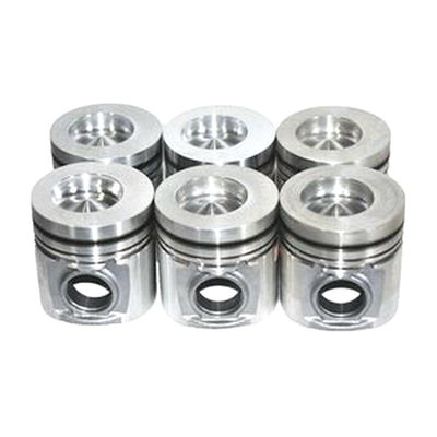 6PCS Piston 4936469 for Cummins Engine ISL 6L