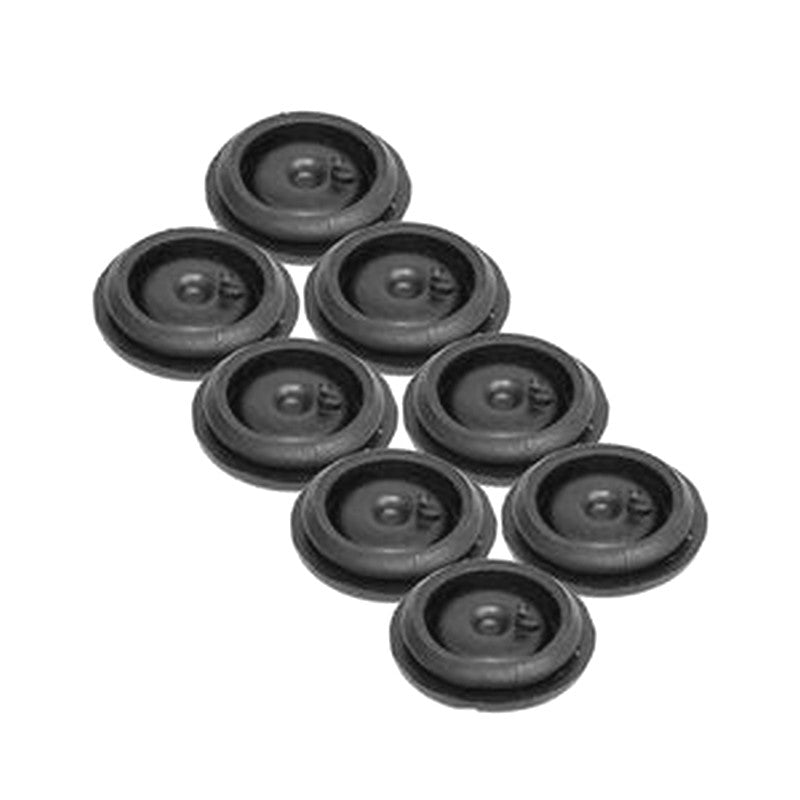 8Pcs Black Rubber Grease Plug Hub Dust Cap TLU310009 for Dexter EZ