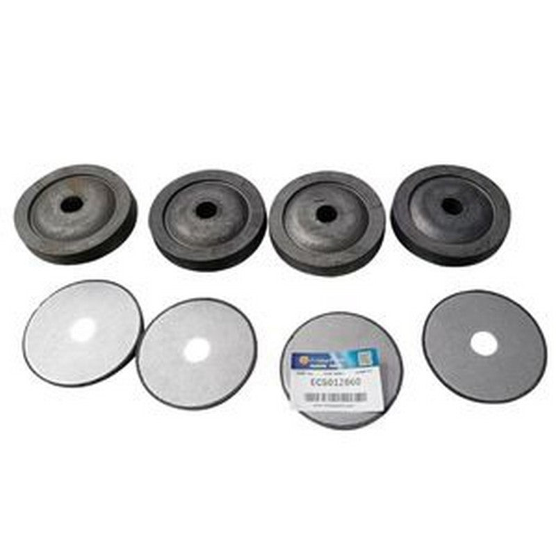 8Pcs Engine Mounting Rubber Cushion Feet Bumper for Kobelco Excavator ...