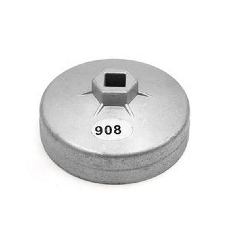 90mm 15 Flutes Oil Filter Cap Wrench Socket Remover Tool 908 for Auto Car