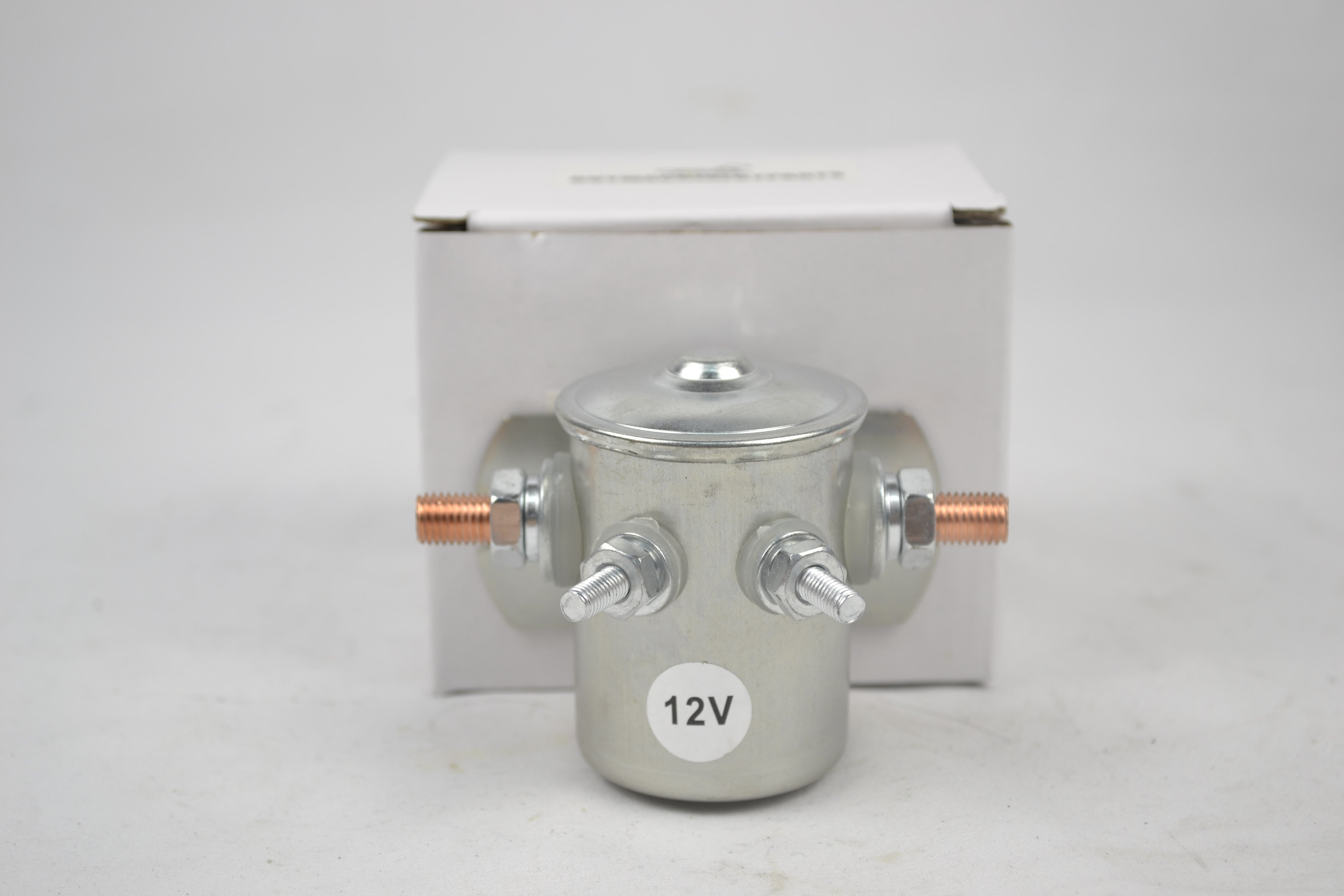 Continuous Duty Solenoid Relay Switch 1114208 1114218 Nickel-Plating 100Amp for Winch Golf Cart 12V - Buymachineryparts