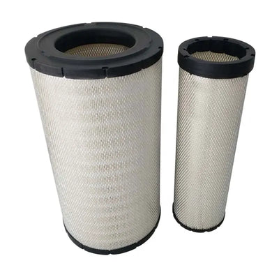 Air Filter Element 474-00040 474-00039 Compatible with Doosan Daewoo Excavator DL220-3 DX140W DX160W-3 DX225LC DX255LC DL220 DX140W TIER-II DX170W DX225LC-3 DX255LC-3