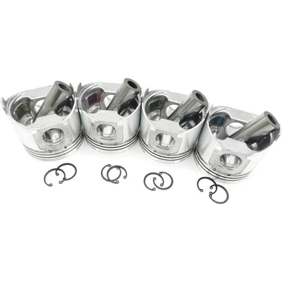 For Hyundai Excavator R60-9S R60W-9S Yanmar Engine 4TNV94L Komatsu Engine 4D94LE Piston Kit With Ring Set YM129906-22080 YM129906-22050 - Buymachineryparts