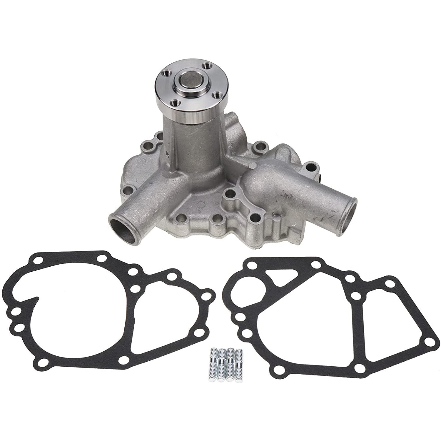 Water Pump with Gaskets 83989003 SBA145017300 Compatible with Ford New Holland Compact Tractors 1120 1310 1215 1210 1220 Skid Steer CL25 Shibaura S753 S723 SP1500 SP1540 SP1700 SP1740 P15