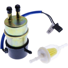 Electric Fuel Pump Kit with 16710-HA7-672 with Fuel Filter AM116304 Compatible with Honda Fourtrax 86-89 TRX-350 TRX-350D TRX 350 350D 4x4 FourTrax Foreman 350 1986-1989