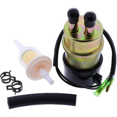 12V Electric Fuel Pump 49040-1055 KAF620 Fit for Kawasaki Mule 3000 3010 3020 2520 2500 2510 1000(8mm In/Outlet)