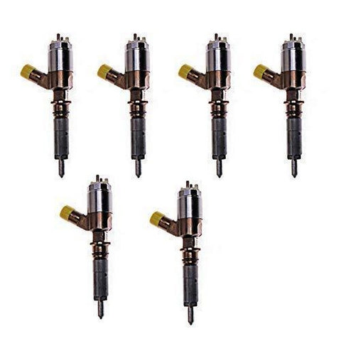 6PCS Injector 3264700 326-4700 for Caterpillar C6 C6.4 Engine CAT 320D ...