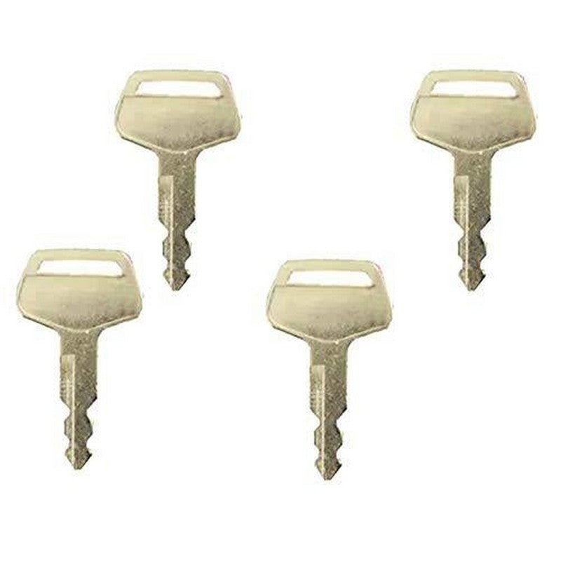 (4) Keys 150979A1 KHR3079 S450 Fit for Various Case-IH JCB Linkbelt Sumitomo Excavator Models