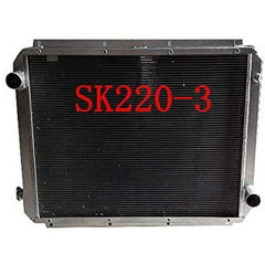 Water Tank Radiator Core ASS'Y 2452U418F1 for Kobelco Excavator MD240C SK220-3 SK220-6 SK220LC-3 SK220LC-6