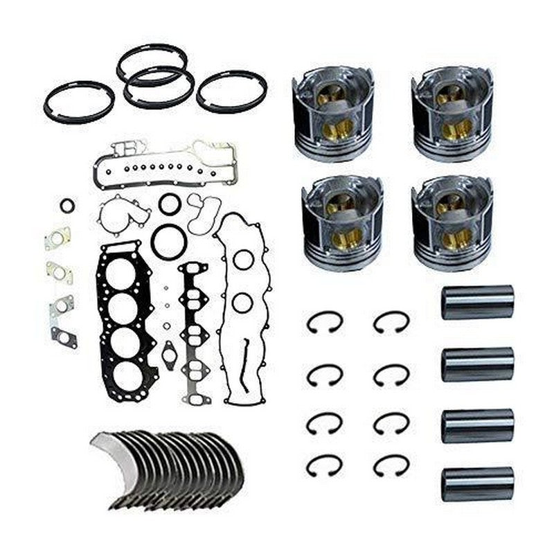 Gasket Set+Piston+Ring+Bearings+Washer for 4IR18T INGERSOLL-RAND Compressor