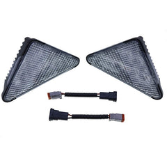 LED Headlight Kit 7259523 7259524 Compatible with Bobcat Loader 751 753 763 773 863 864 873 883 963 A220 A300 S130 S150 S160 S175 S185 S205 S220 S250 S300 S330 T140 T180 T190 T200 T250