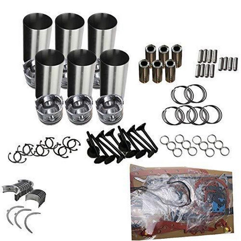 Rebuild Kit 2H Piston and Piston Ring Set Full Cylinder Head Gasket Crankshaft&con Rod Bearing For Toyota 2H Engine