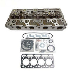 V1902 6655475 Complete Cylinder Head With Valves + Upper Gasket Set For Bobcat 231 331 Excavator Kubota GV3170 GV3190 Engine