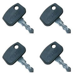 4PCS Ignition Keys 68920 for Kubota RTV500 RTV900 RTV1140 RTV400 Tractor Mower