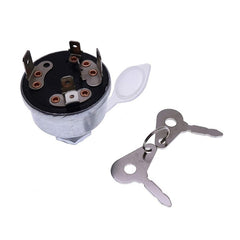 Ignition Start Switch with 2 Keys 707/07500 for JCB 808 805 807B 807 806B 806