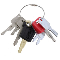 7 Ignition Keys Set for CAT Case JCB JD Hitachi Hyster Komatsu Bobcat