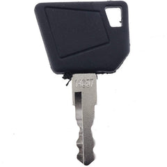 6X Ignition Keys #14607 with Key Chain 701/45501 333/Y1374 331/26790 for JCB 3CX Bomag Dynapac Terex Vibromax NH Ford Moxy Wacker Neuson Hamm Volvo Mini Excavator Bomag Cat  New Holland
