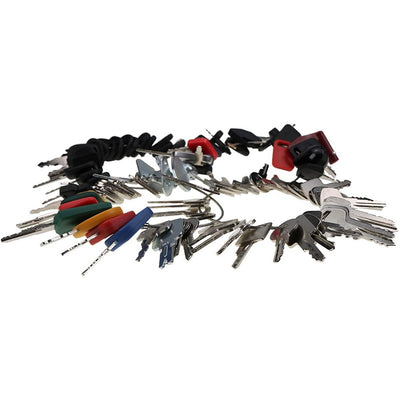 100 Key Set  for  Heavy Equipment Volvo John Deere Bobcat New Holland Komatsu and More