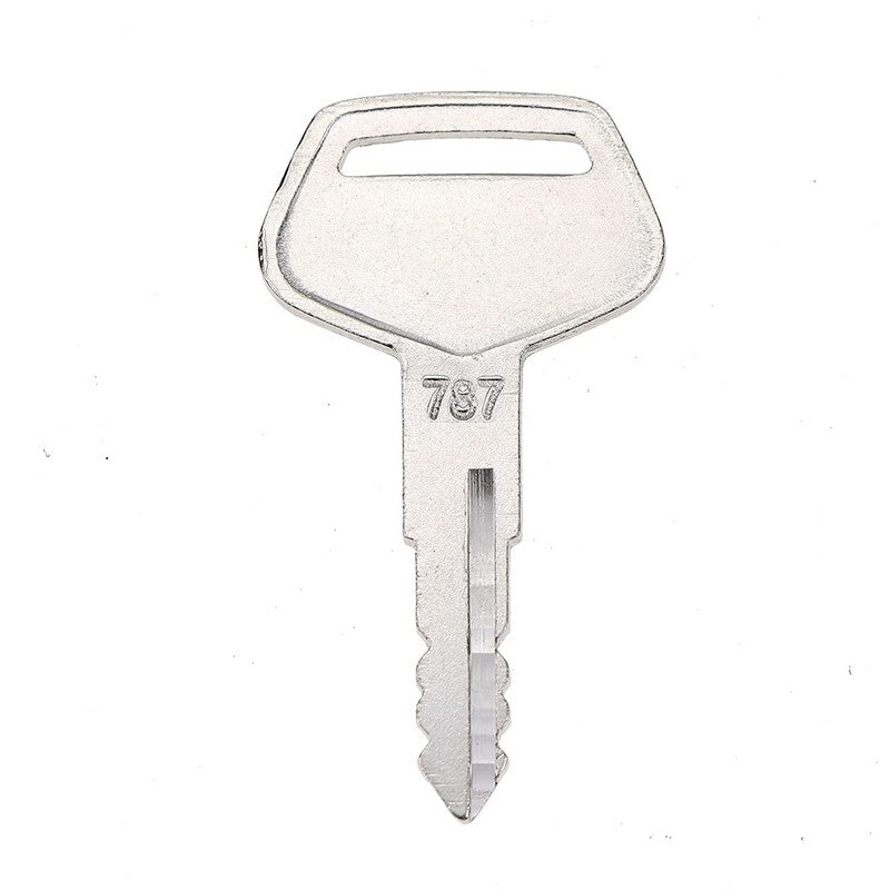 6X Ignition Keys #787 with Key Chain TR261434  for  Komatsu Excavator Dozer Loader Kalmar Dressta Sakai Models 2019