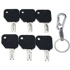 Forklift Keys #166 186304 with Key Chain Compatible with Hyster S30XL and More Forklift