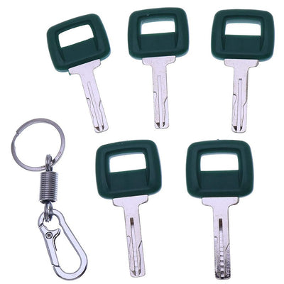 5X Laser Cut Heavy Equipment Ignition Keys 11039228 17225331 Fit for Volvo Articulated Hauler A20C A25C A25D A30C A35C A40 DA25D DA30D A35D A40D