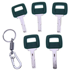 5X Laser Cut Heavy Equipment Ignition Keys 11039228 17225331 Fit for Volvo Articulated Hauler A20C A25C A25D A30C A35C A40 DA25D DA30D A35D A40D