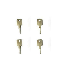 (4) Ignition Key # D250 for Bobcat and Case Heavy Equipment