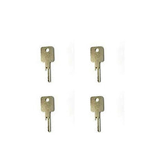 (4) Ignition Key # D250 for Bobcat and Case Heavy Equipment