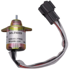 12V Fuel Stop Solenoid Y119233-77932 for Takeuchi Mini Excavator