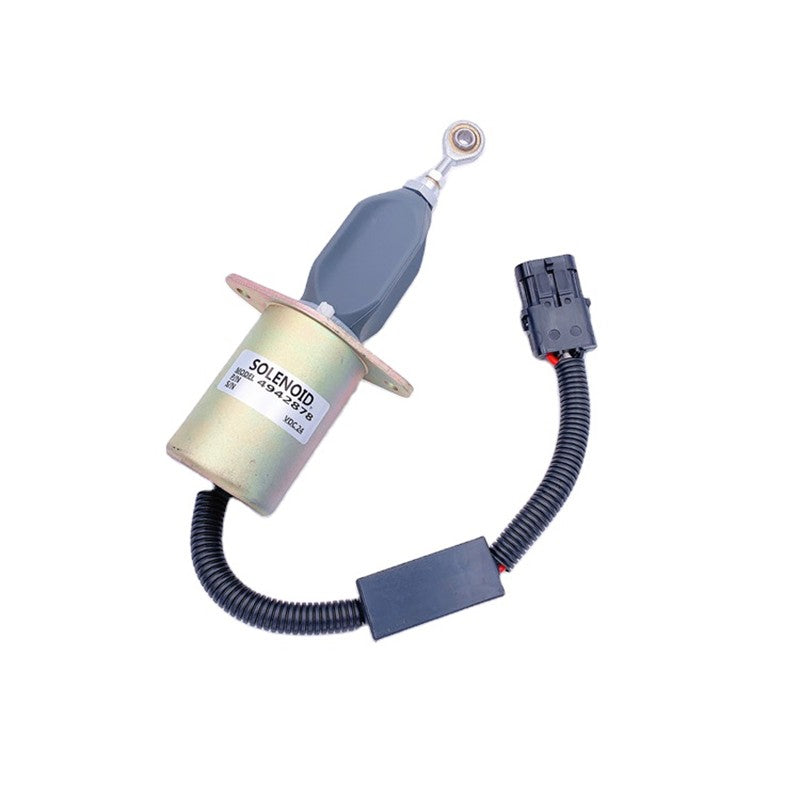 Fuel Shutoff Solenoid 3935649 Fit for 5.9L 8.3L Cummins Engine for Motorhomes Ford Freightliner