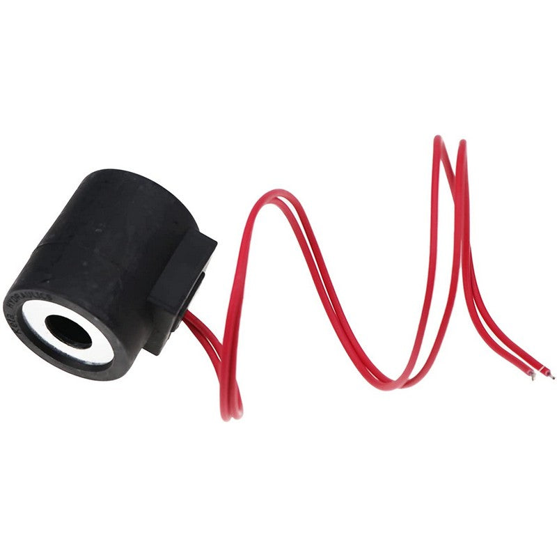 Solenoid Valve Coil with Wire 6352012 Compatible with HydraForce Stem 10, 12, 16, 38, and 58 Series 18  Wire Leads 12V Size 10
