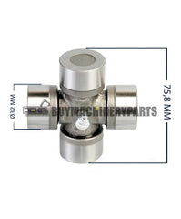 UNIVERSAL JOINT U-JOINT SIZE:32*76MM  OEM NO.:JOHN DEERE:AW23611 GMB:250-0140 GUA-14 STAHL:CZ-140 SPICER:5-34000X HS204 GKN:U943