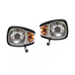 A Pair 12V Headlight 195-0192 195-0191 for Caterpillar CAT Engine 3054C 3044C C4.4 3054 Loader 906H 907H 908H