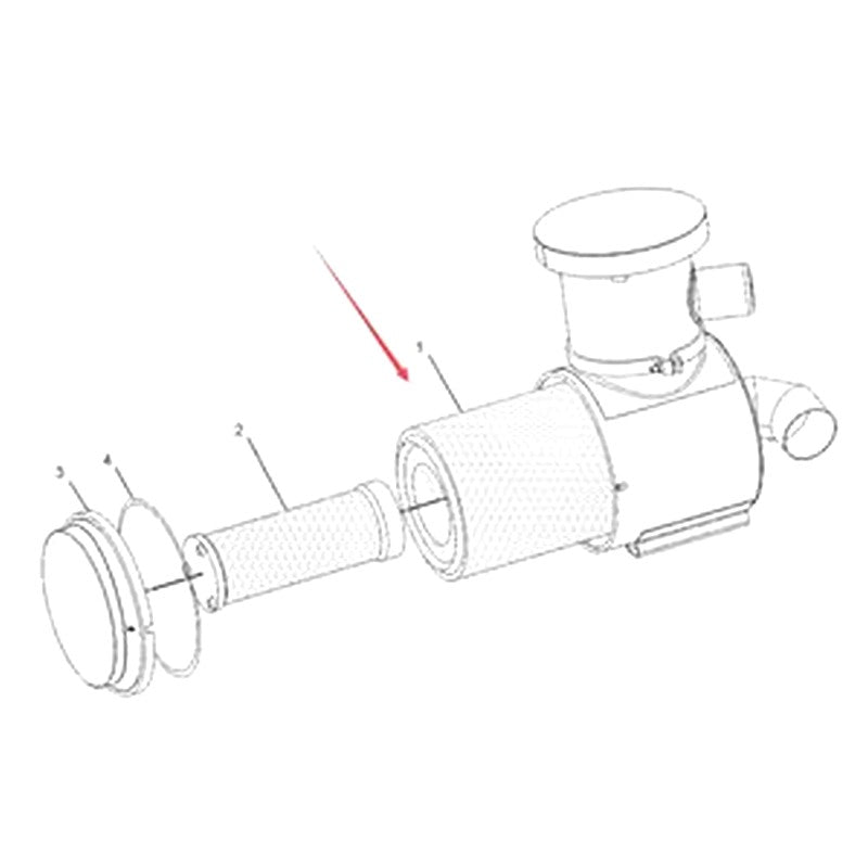 Air Fileter 6I2501 for Caterpillar Engine 3208 3304 3306B 3406C CAT Excavator 235C 320B 320C 320D 320D2 322B 322C 325B