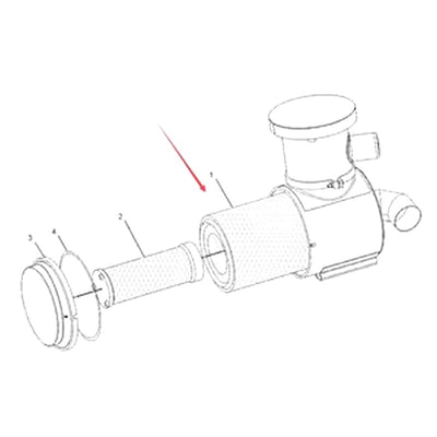 Air Fileter 6I2501 for Caterpillar Engine 3208 3304 3306B 3406C CAT Excavator 235C 320B 320C 320D 320D2 322B 322C 325B