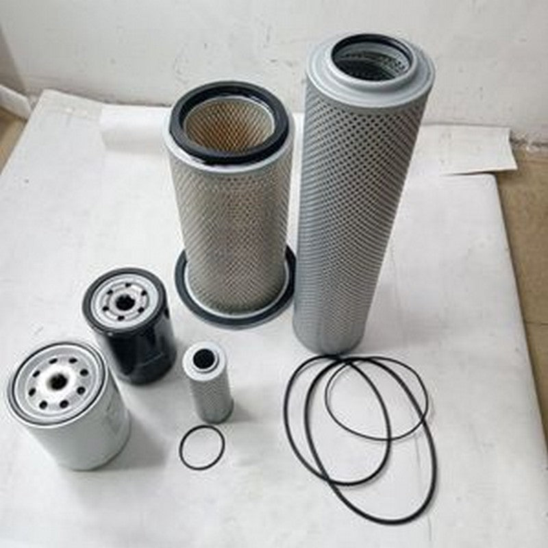Hitachi R500 Filter Air & Fuel & Oil & Hydraulic Filter for Hitachi Excavator EX120-3 EX12 ...