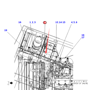 Air Intake Hose 6743-11-4720 for Komatsu Crawler Carriers CD110R Excavator PC200-7 PC220-7