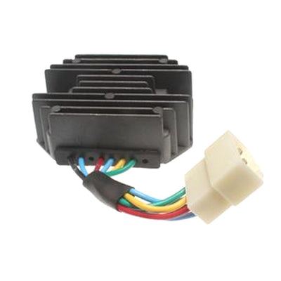For Kubota Tractor M110 M4900 M4800 M4900 M5400 M5500 M5700 M5950 M6030 M6800 M6950 12V Voltage Rectifier Regulator 6 Wire 15351-64600