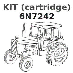 Cartridge Kit 6N-7242 for Caterpillar CAT 235 140B 955K 955L 977K D6C D6D 966R