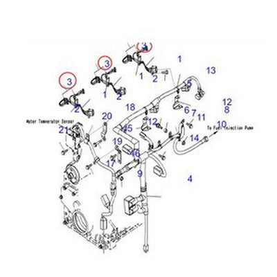 Clip 6754-81-9230 6754819230 for Komatsu Excavator PC200LL-8 PC220LC-8 PW220-7E0 PC240LC-10 - Buymachineryparts
